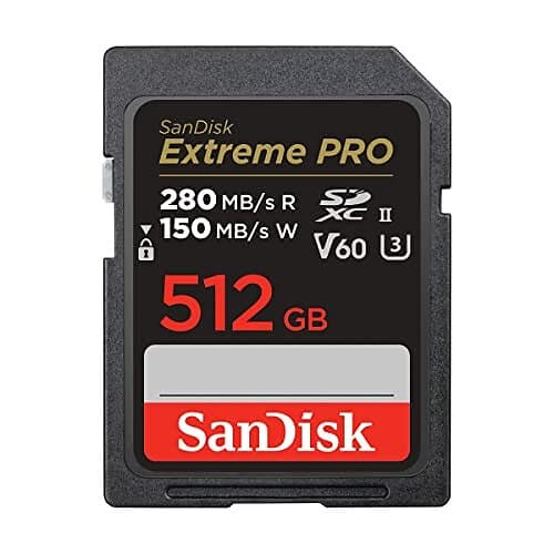 SanDisk Extreme Pro SDXC Class 10 UHS-II U3 V60 280/150MB/s 512GB