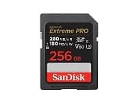 SanDisk Extreme Pro SDXC Class 10 UHS-II U3 V60 280/150MB/s 256GB