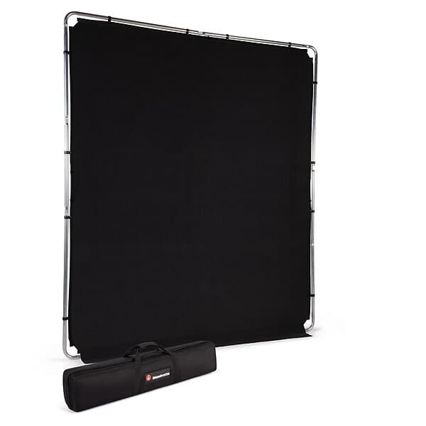 Manfrotto EzyFrame Fotobakgrund Svart 2x2.3m