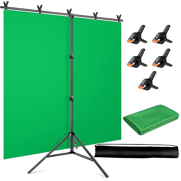 24.se Bakgrundstativ med Green screen