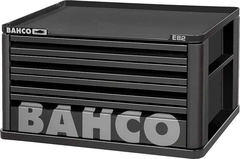 Bahco 1482K4 Överskåp 4 Lådor för E72 Svart