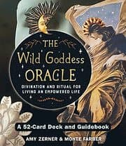 Wild Goddess Oracle Deck and Guidebook Engelska Tarotkort