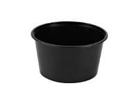Plastbägare Rund PP Svart Ø120x65mm 450ml