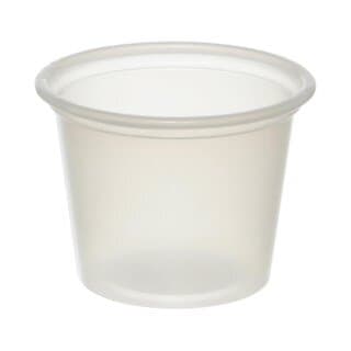 Plastbägare Rund PP Klar Ø44x30mm 30ml