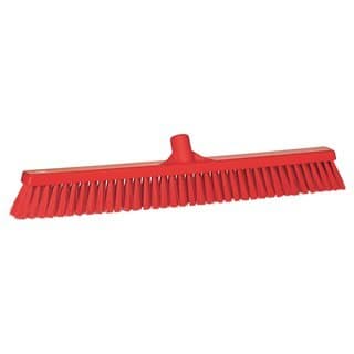 Vikan Sopborste Mjuk/Hård Röd 610mm