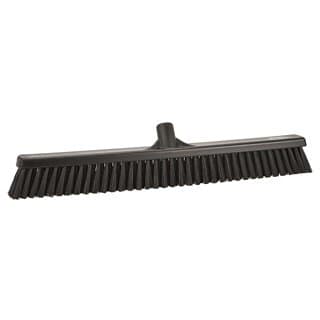 Vikan Sopborste Mjuk/Hård Svart 610mm