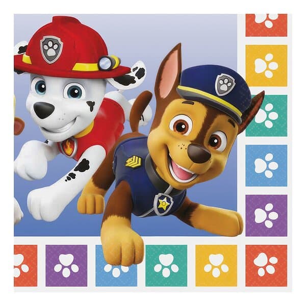 Paw Patrol Servetter 16-pack