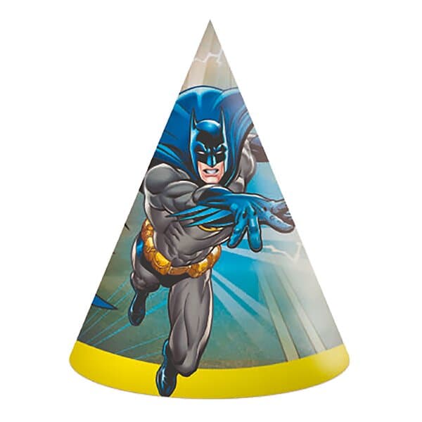 Globos Europe Partyhattar Batman 6-pack