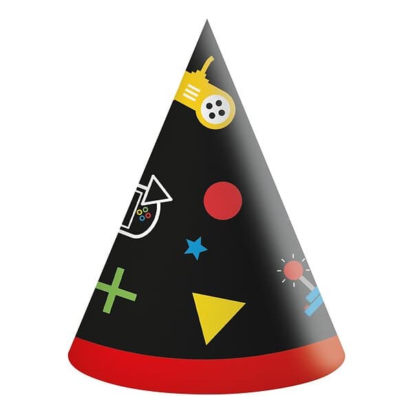 Globos Europe Partyhattar Gaming Party 6-pack