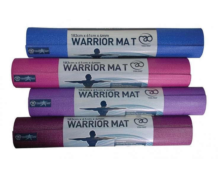 Yoga-Mad Warrior Yoga Mat 4mm 61x183cm