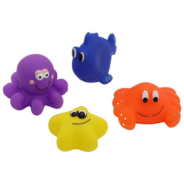Rätt Start Badleksak, Sjödjur 4-Pack