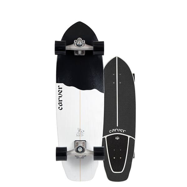 Carver Skateboards Black Tip 32,5" Surfskate