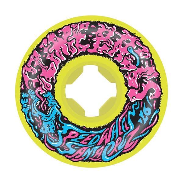 Santa Cruz Slime Balls Vomit Mini II 97a 54mm Yellow