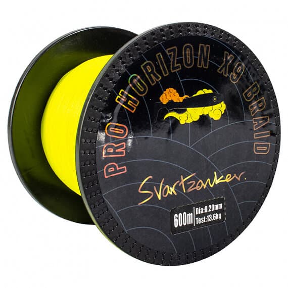 Svartzonker Pro Horizon Braid Yellow 600m 0,12mm, 5,5kg