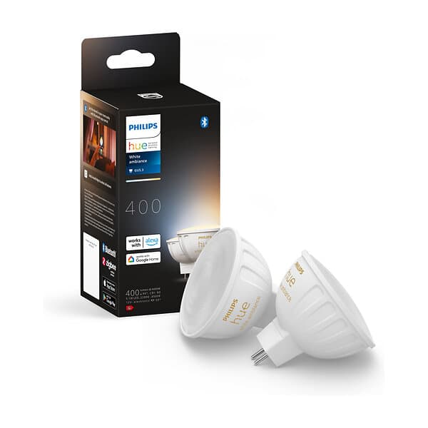 Philips HUE White Ambiance 400lm 6500K 5.1W MR16 GU5.3 2ST