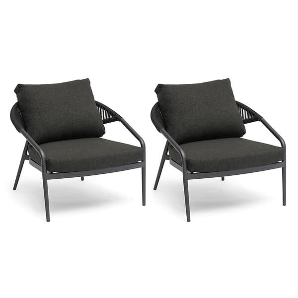 Hillerstorp Ekeryd fåtölj svart 2-pack