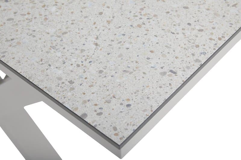 Brafab Hillmond matbord Khaki/Terrazzo 238/297x100 cm