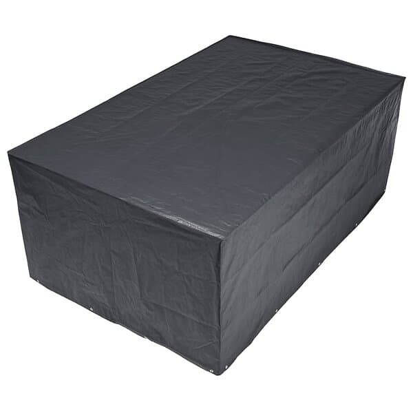 vidaXL Nature Överdrag till rektangulära trädgårdsbord 325x205x90 cm 403687