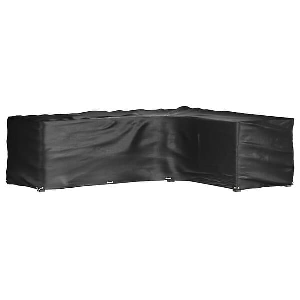 vidaXL Överdrag för utemöbler 18 ölj. 285x2220x80cm L-format 319324