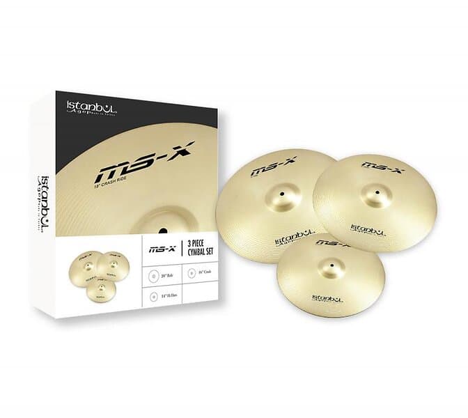 Istanbul Agop Cymbalpaket, Ms-X Set (14″/16″/20″)