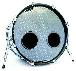 OS Bass Drum O's Holz Snapperz, (Krom, 6")