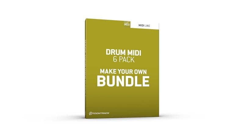 Toontrack Drum MIDI 6 Pack Bundle