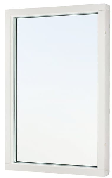 Svenska Fönster Fast SP Trä-Alu 3-Glas Vit 9X13