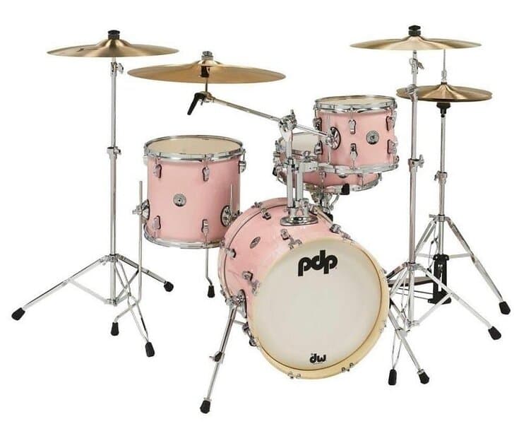 DW PDP Shell set New Yorker Pale Rose Sparkle PDNY1604PR