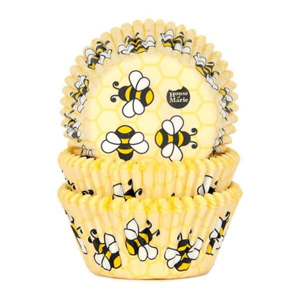 House of Marie Muffinsform Gul med bi 50 st