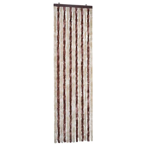 vidaXL Insektsdraperi beige och ljusbrun 56x185 cm chenille 284272