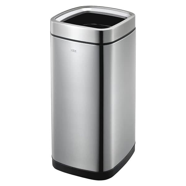 vidaXL EKO Soptunna öppen topp Laguna 35l matt silver 440068