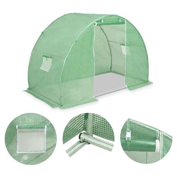 vidaXL Växthus 4,5m² 300x150x200 cm 45533