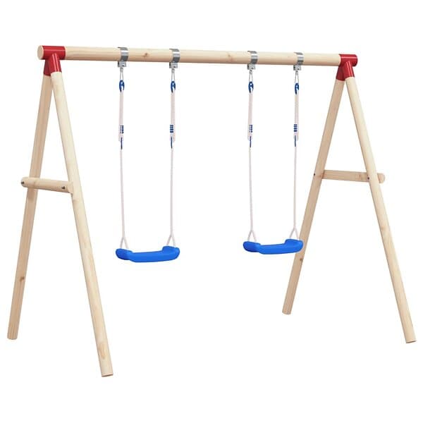 vidaXL Gungor med rep 2 st blå 38x16 cm polyeten 92306
