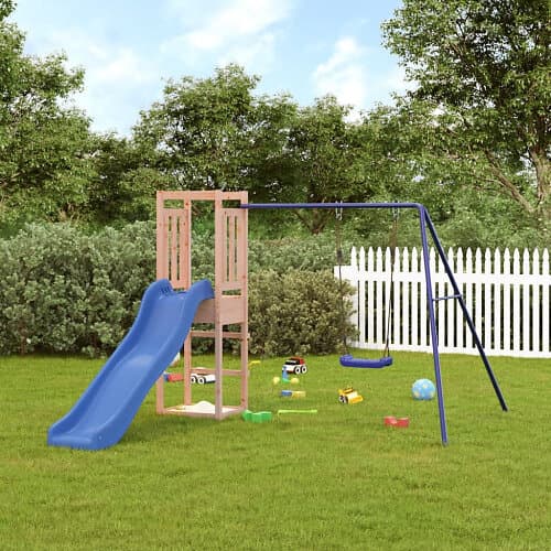 vidaXL Lekplats massivt douglasträ 3155955