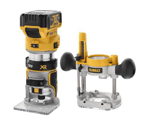 Dewalt DCW604P2 Handöverfräs 18V XR 8mm TSTAK (2x5,0Ah)