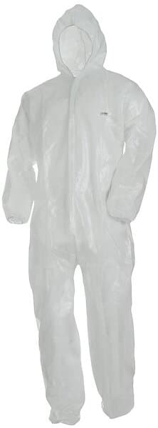 L.Brador Korttidsoverall DC20 Vit 3XL