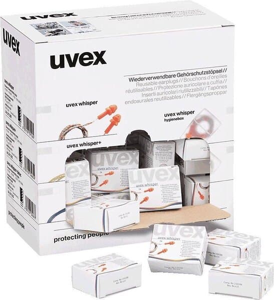 Uvex Whisper Hörselpropp Flergång (50 par)