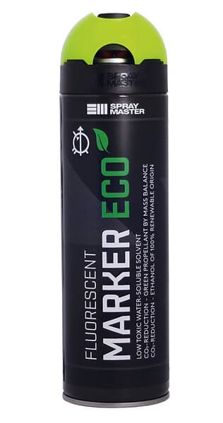 Master Spray Markeringsfärg ECO II FLUOR GUL 500ml