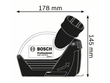 Bosch GDE 125 EA-S Fogfräs adapter