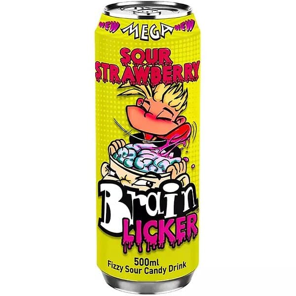 Soda Brain Licker Sour Strawberry 50cl