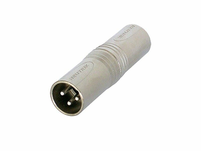 Neutrik XLR 3-pol, XLR-hane adapter