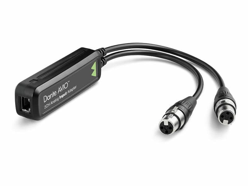 Analog Audinate Dante AVIO Input Adapter 2x0 XLR Female