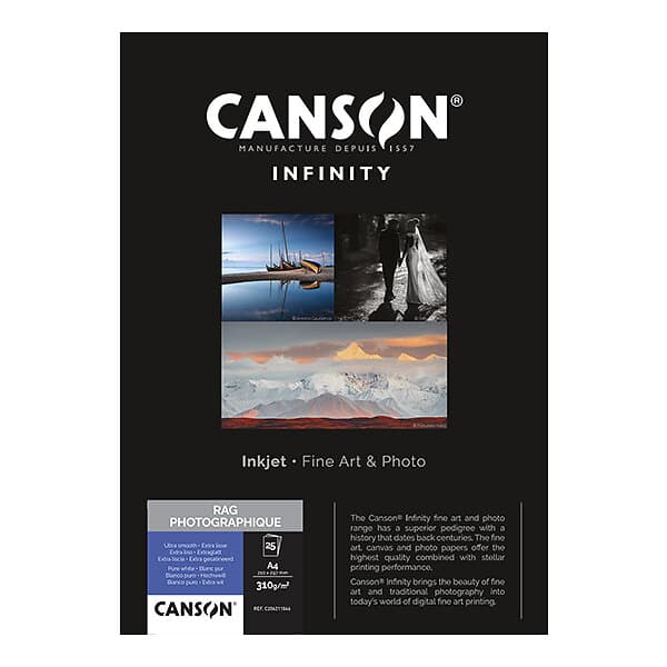 Canson Rag Photographique A4 310gr 25blad