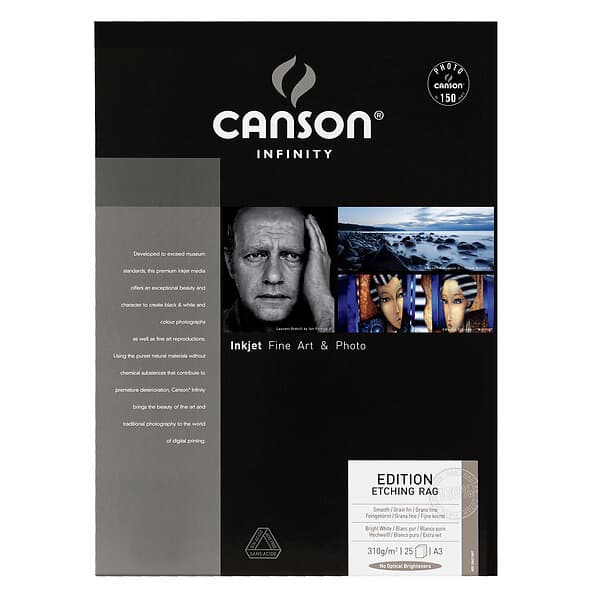 Canson Edition Etching Rag A3 310gr 25 blad