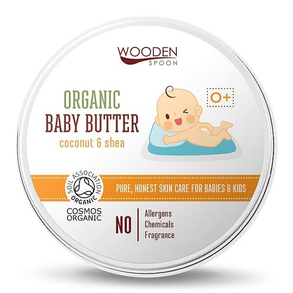 Wooden Spoon Organic Baby Butter Coconut & Shea, 100ml