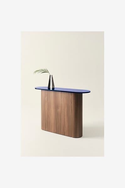 Jotex LIVI sideboard 35x120 cm Blå/valnöt