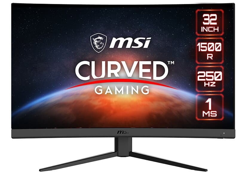 MSI G32C4X 32" Välvd Gaming Full HD VA 250Hz