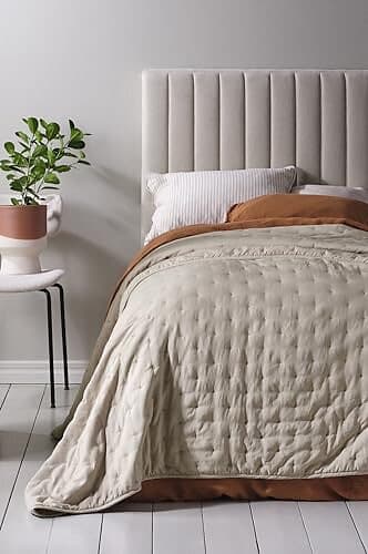 Jotex CALM överkast dubbelsäng 260x260 cm Beige