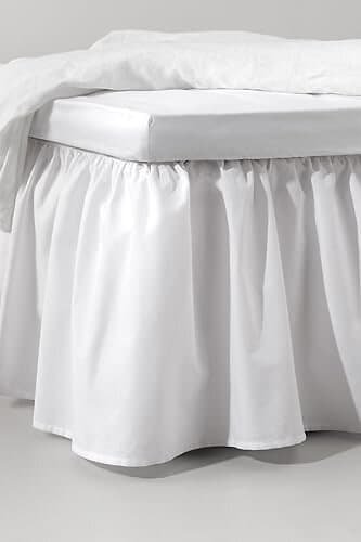 Jotex ZACK volangsängkappa 45 cm ekologisk Vit