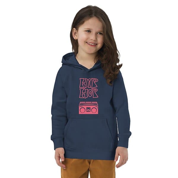 Fotomax Hoodie för barn med texten "Hip Hop"